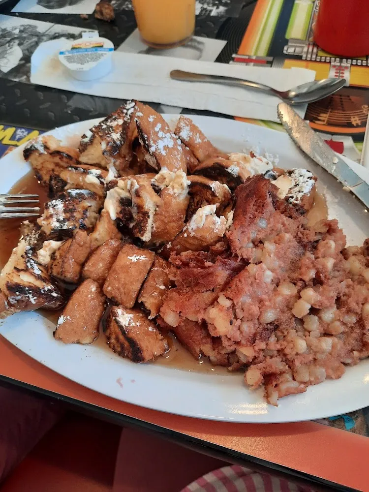 French Toast with Corned Beef Hash